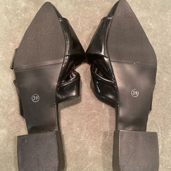 #131 PATENT Leather Point Toe Flats - Picture 6 of 8